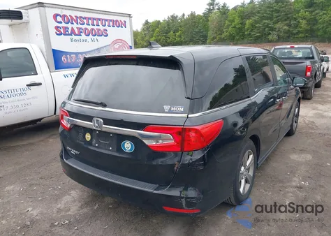 2018 Honda Odyssey Ex-L from USA, damaged, VIN 5FNRL6H76JB043067